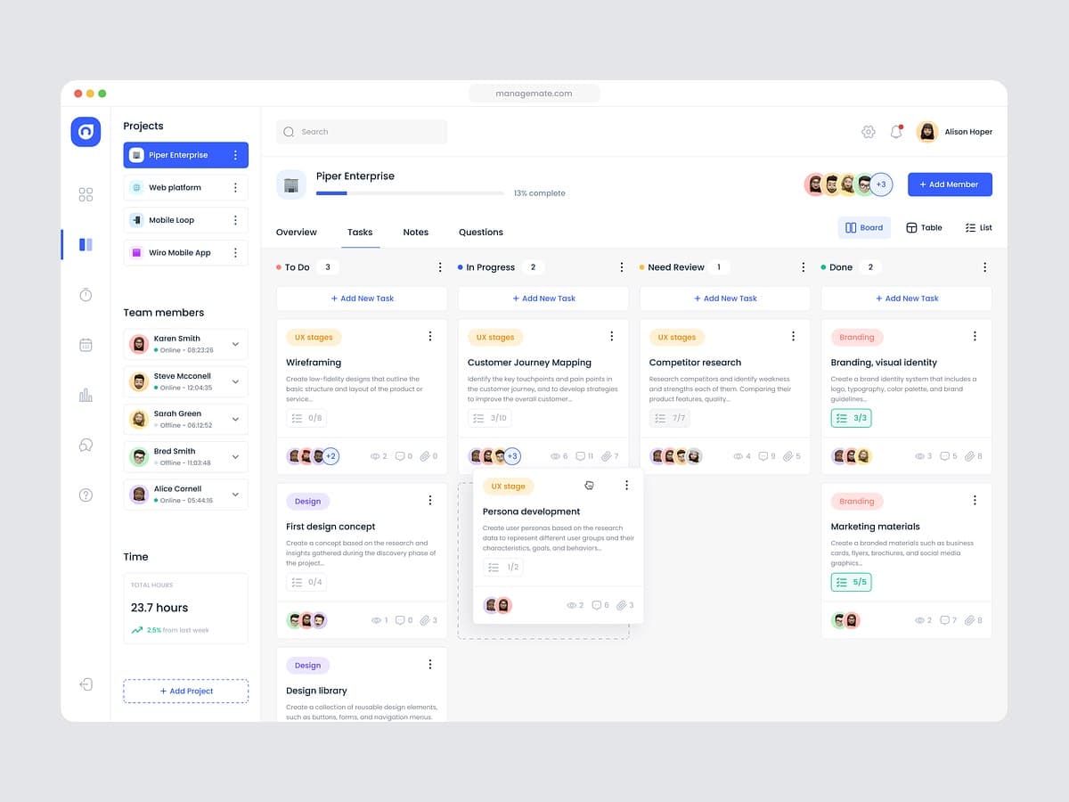 Task Management System Project